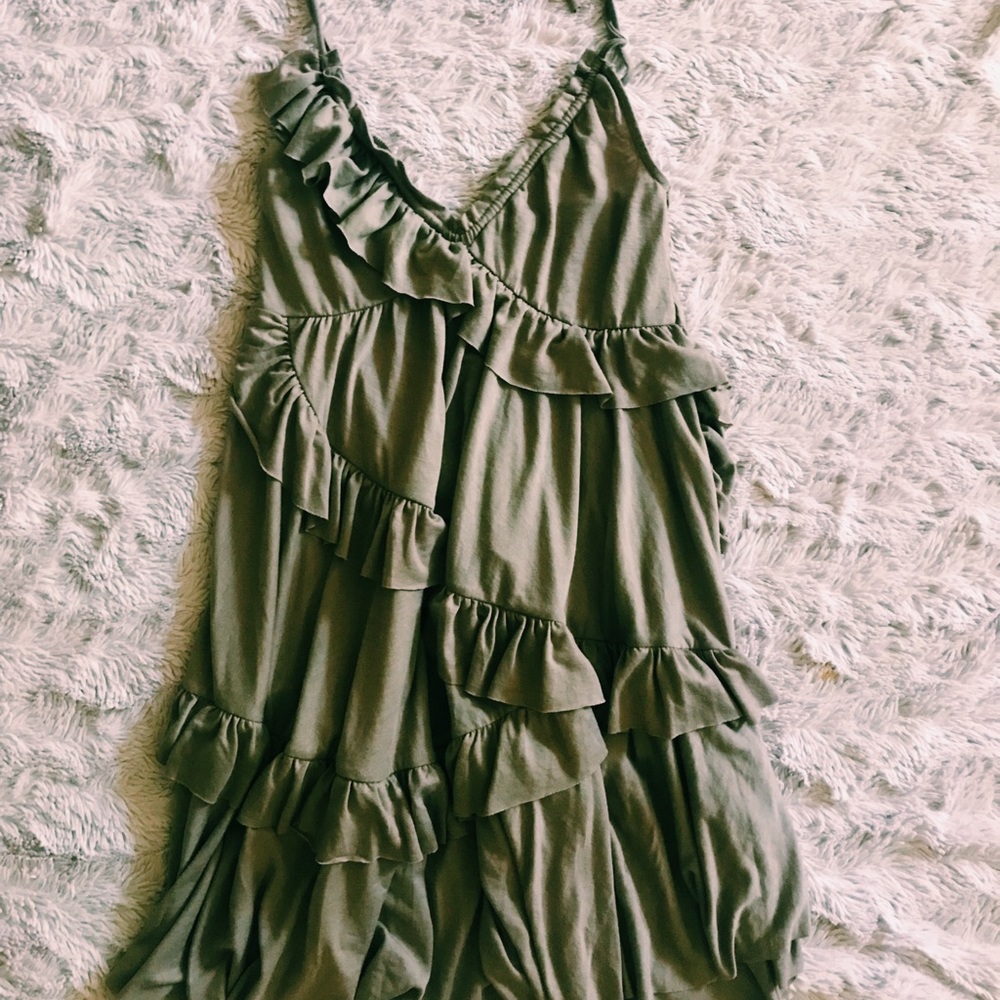 Light brown mini dress
